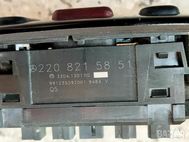 Панел с бутони + декоративна лайсна за MERCEDES W220 S-Class, снимка 7 - Части - 50788984