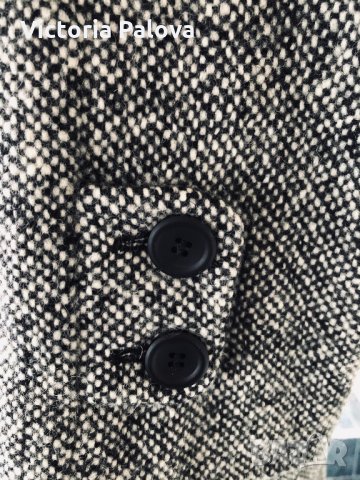 Идеална кройка модерно палто 80% вълна, снимка 6 - Палта, манта - 31876871