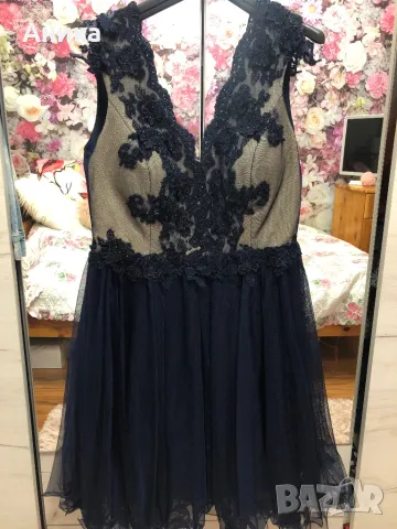 Официална синя рокля, снимка 3 - Рокли - 48154885