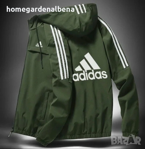 Мъжка ветровка Adidas, снимка 3 - Спортни дрехи, екипи - 54316793