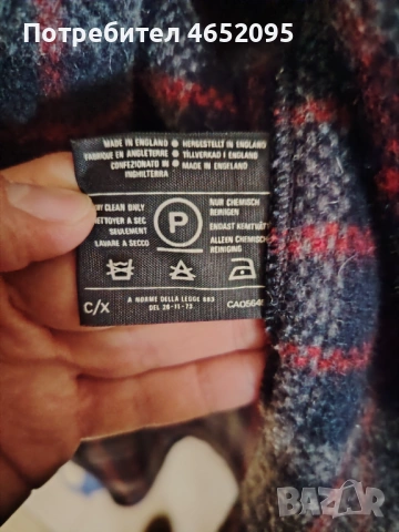 Оригинално дамко вълнено палто Gloverall с качулка, снимка 6 - Палта, манта - 53882816