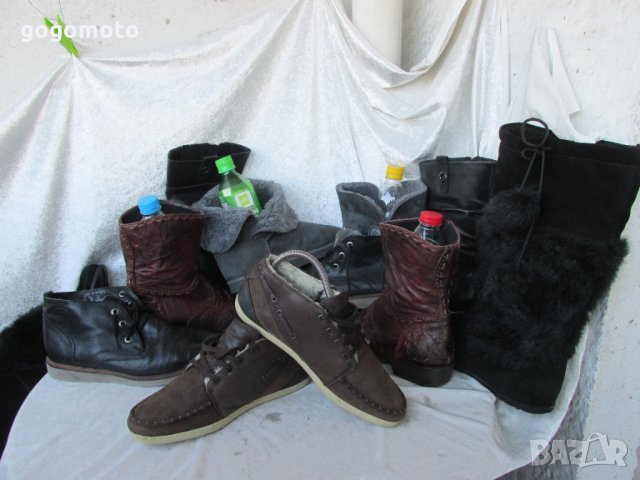 зимни мокасини BOXFRESH®,N- 39 - 40, естествена кожа + топла подплата,зимни полу боти,GOGOMOTO.BAZAR, снимка 5 - Мъжки боти - 35638513