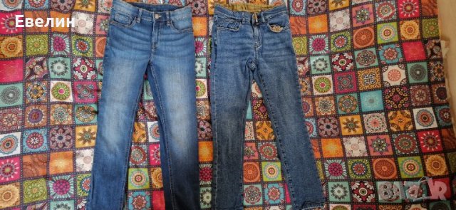 2 чифта дънки 8години, снимка 1 - Детски панталони и дънки - 40333338