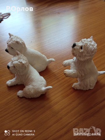  Статуетки West Highland Terrier Колекционерски Статуетки , снимка 8 - Други стоки за дома - 36837096