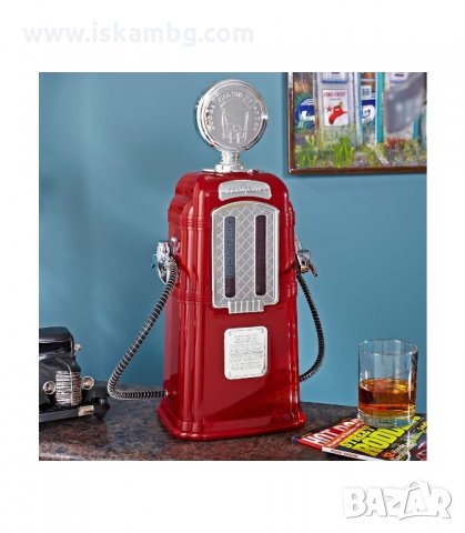 ДИСПЕНСЪР РЕТРО БЕНЗИНОВА КОЛОНКА ЗА НАПИТКИ 1000ML - код ДВОЙНА, снимка 3 - Други стоки за дома - 34055931