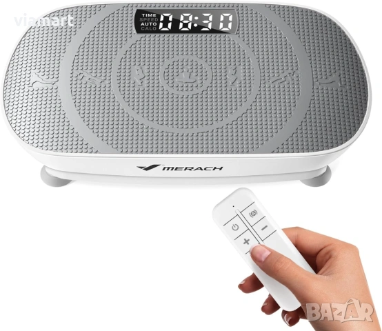 Виброплатформа MERACH CV30 Gray SLIM, 10 нива на интензивност