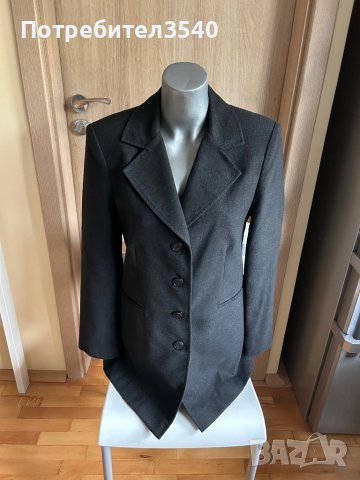 Черно дълго сако, снимка 3 - Сака - 42849532