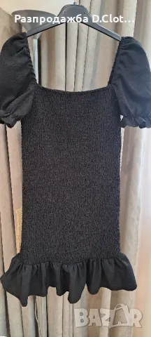  Shein черна рокля XS-S  , снимка 4 - Рокли - 46584444