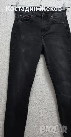 Дамски оригинални дънки. Като нови TOMMY JEANS HIGH RISE SUPER SKINNY , снимка 5 - Дънки - 55892461