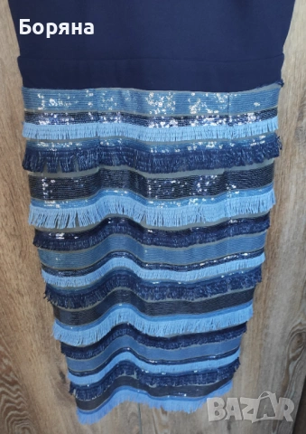 Carolina Cavour нова луксозна рокля с пайети, снимка 11 - Рокли - 53917002