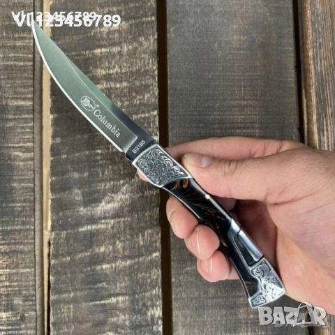 Сгъваем нож COLUMBIA A3165 BLACK -100х237 мм , снимка 4 - Ножове - 53936831