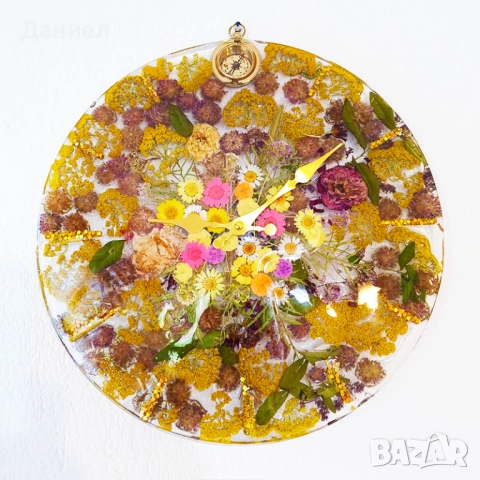 Часовник от епоксидна смола 