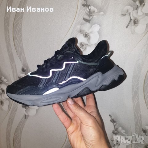 оригинални кожени маратонки ADIDAS OZWEEGO CORE BLACK номер 43 1/3, снимка 13 - Маратонки - 41497630