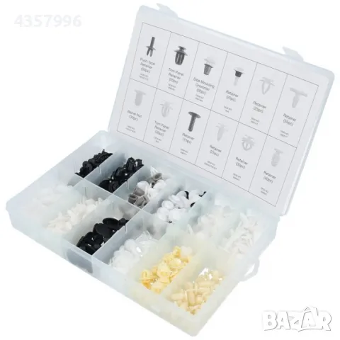 К-т щипки за Пежо, клипсове 345бр. За кори и др.