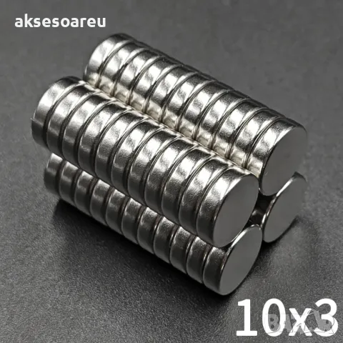 Супер силни нови неодимови дискови малки мощни магнити за хладилник строителни научни занаятчийски и, снимка 15 - Колекции - 47892655