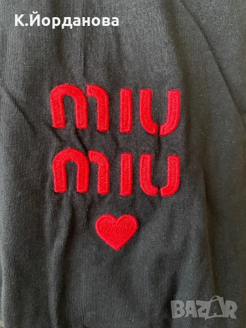 Дамска тениска Miu Miu, снимка 2 - Тениски - 51330114