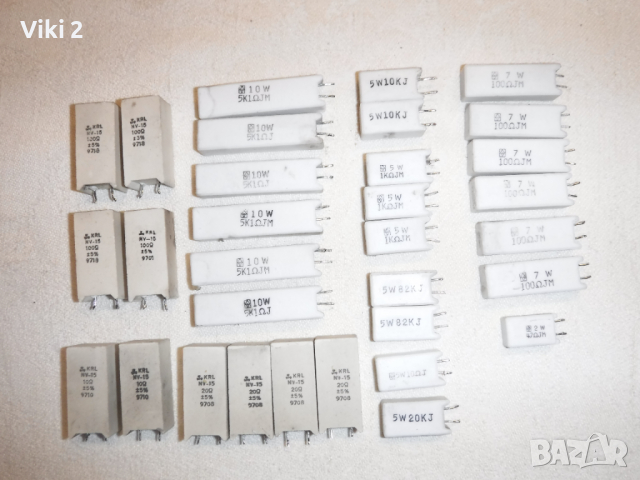 Мощни керамични жични съпротивления, снимка 4 - Друга електроника - 36490456