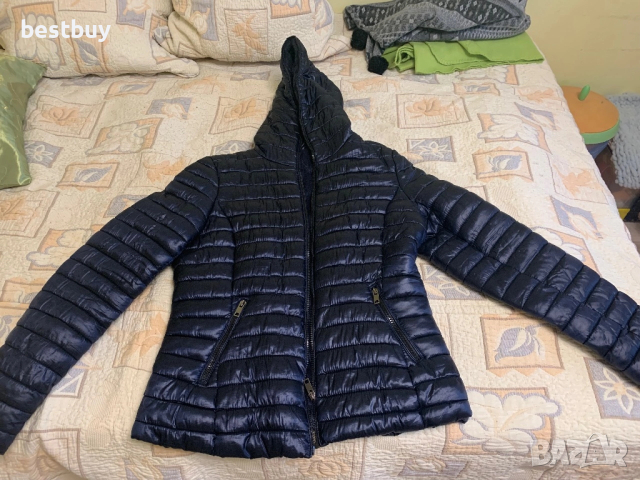 Синьо дамско яке