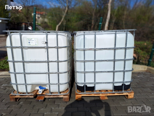 Цистерна 1 т. , IBC , снимка 3 - Бидони, бурета и бъчви - 48774641