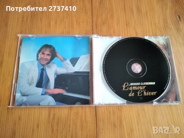 RICHARD CLAYDERMAN - L' AMOUR DE L' HIVER 5лв матричен диск, снимка 2 - CD дискове - 39316723
