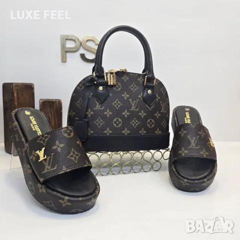 Louis VUITTON 🤍Дамски Чехли 36-41, снимка 5 - Чехли - 55729265