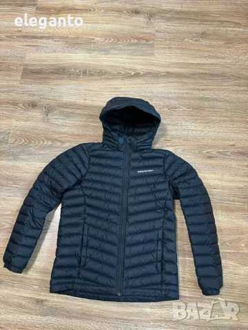 Дамска олекотена пухенка Peak Performance  Frost Pertex  700cuin Down Hood Jacket-Black , XS размер, снимка 2 - Якета - 54279156