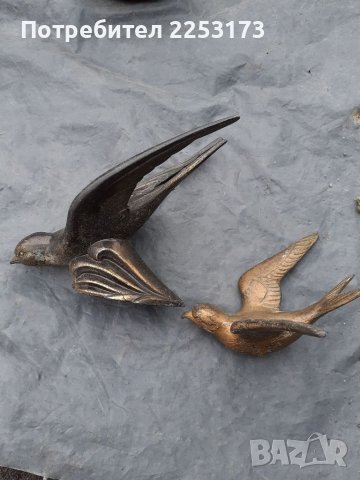 Бронзови птици за декор, снимка 1