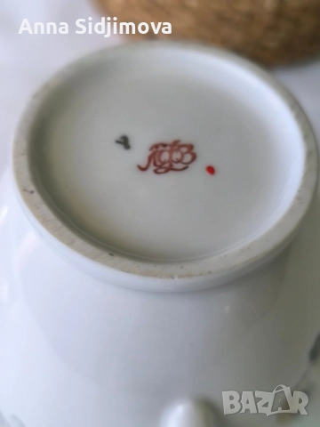 Руски порцелан ЛФЗ сервиз за чай , снимка 6 - Сервизи - 51526224