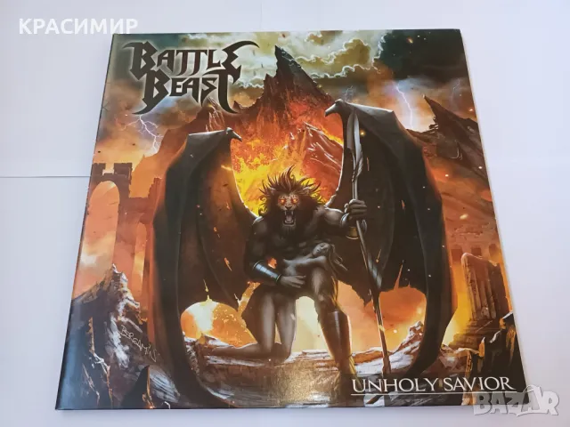 BATTLE BEAST плоча с автограф