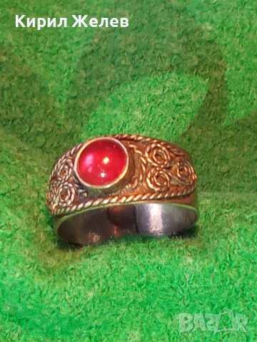 ПОСРЕБРЕН или СРЕБЪРЕН с ФИЛИГРАННИ ОРНАМЕНТИ СТАРИНЕН СКЪПОЦЕНЕН ПРЪСТЕН 2173, снимка 5 - Антикварни и старинни предмети - 33867180