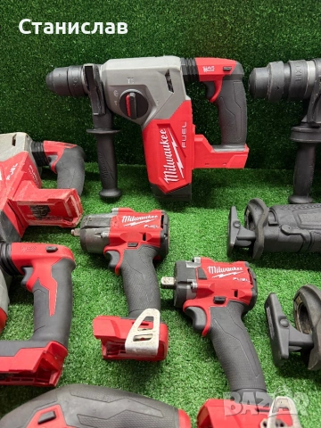 Milwaukee 18v перфоратор/мултитул/саблен трион/ батерии/ зарядно , снимка 5 - Други инструменти - 54194716
