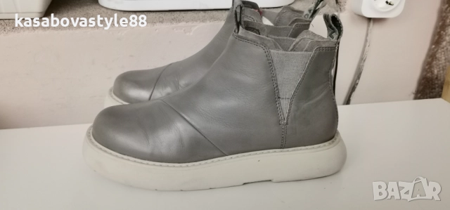 Боти Tom's 38н.Естествена кожа , снимка 2 - Дамски боти - 52646940