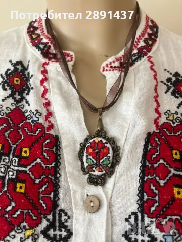 Колие ръчна бродерия 15 €