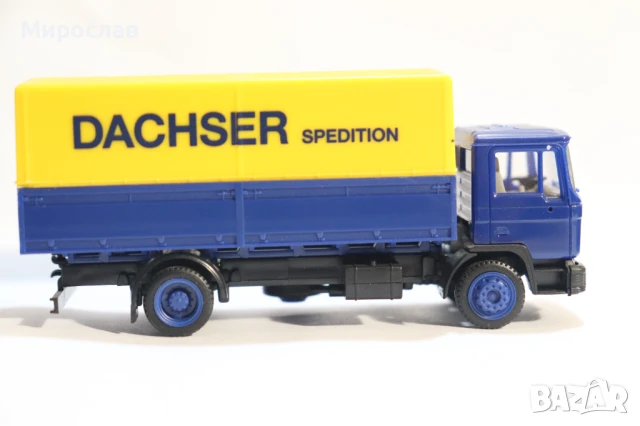 	HERPA H0 1/87 MAN КАМИОН МОДЕЛ КОЛИЧКА DACHSER, снимка 5 - Колекции - 50592986