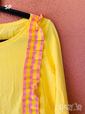 Нова жълта блузка с дълъг ръкав, Англия, снимка 2 - Блузи с дълъг ръкав и пуловери - 36830936