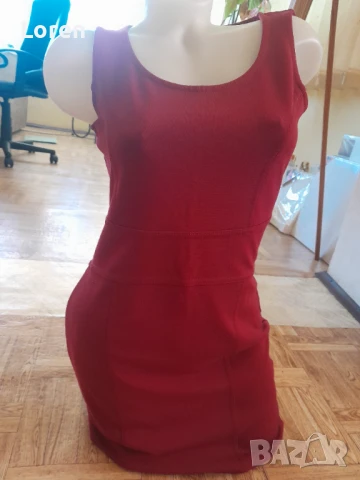 💋Miss Etam💋Рокля бордо, снимка 2 - Рокли - 50577667
