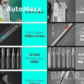 Мини електрическа отвертка  Homtronics, снимка 4 - Винтоверти - 47763050