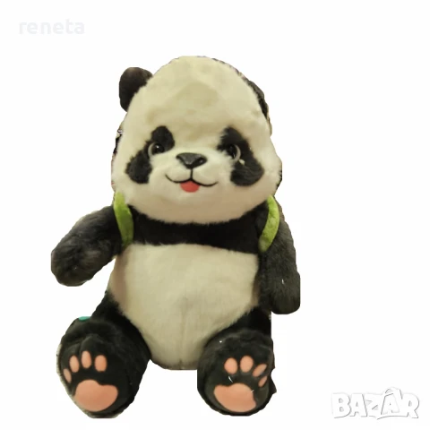 Играчка Панда, с раница, Плюшено, 30 см