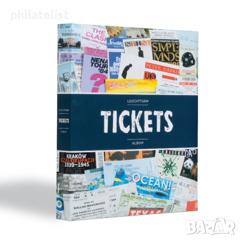 Албум за билети , етикети и банкноти - Leuchtturm Tickets Album 