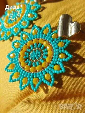 Нови бохо обеци в три цветови модела, снимка 11 - Обеци - 53958977