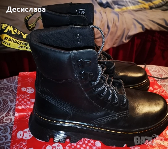 Кожени кубинки Dr. Martens, снимка 4 - Мъжки боти - 52889775