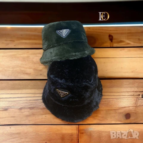 пухени шапки prada christian dior gucci , снимка 7 - Шапки - 51393742