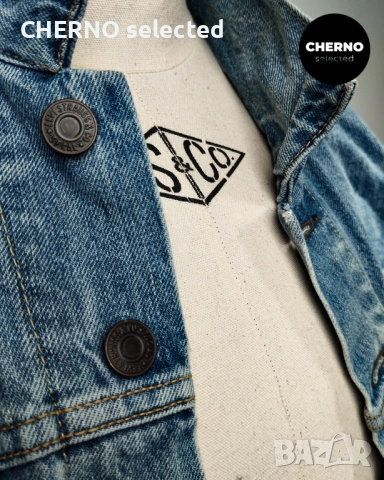 Мъжко синьо дънково яке LEVI’S Trucker Denim Jacket – размер L , снимка 16 - Якета - 54018818