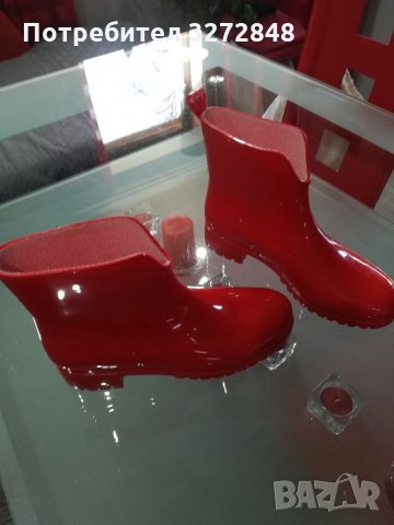  Велурени ботуши на платформа N37, снимка 15 - Дамски ботуши - 35622859