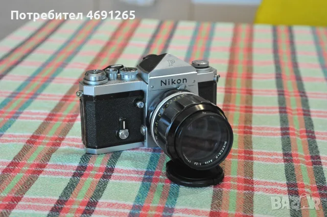 Nikon F + Nikkor P- auto 105/2.5
