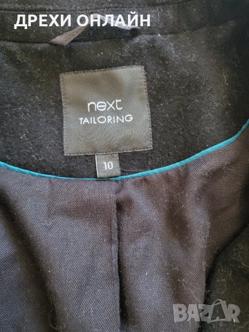 Черно палто Next , снимка 4 - Палта, манта - 44493595