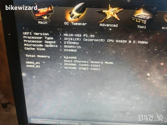 Colorful настолен компютър Intel Celeron CPU G1620 2.7ghz 6GB Ram, снимка 2 - За дома - 51704103