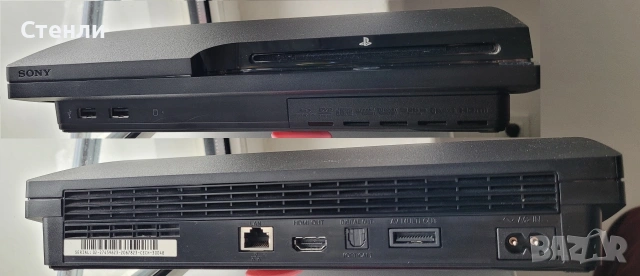 PlayStation 3 Slim CECH-3004B (320GB) + 2 джойстика, снимка 4 - PlayStation конзоли - 54155316