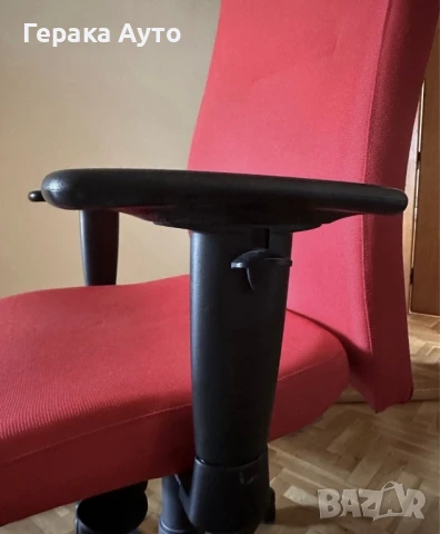 Офис стол:Dormeas smart, червен, снимка 5 - Столове - 51261188