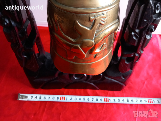 Стар БУДИСТКИ Гонг , Камбана , Дракони, снимка 8 - Антикварни и старинни предмети - 44775147